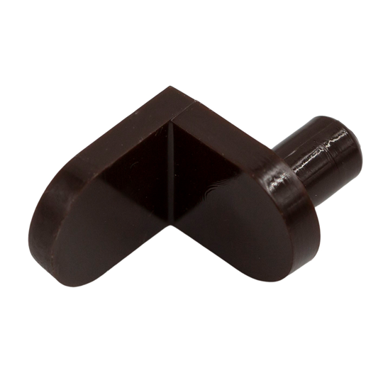 SHELF STUDS PLASTIC BROWN - INDIVIDUAL