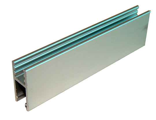ALUM SLIDING TRACK - GLASS RAIL (3.6M)