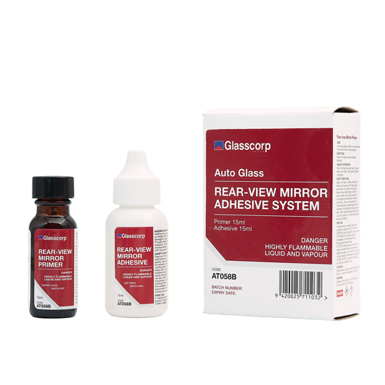 REAR VISION MIRROR GLUE/ADHESIVE SYSTEM
