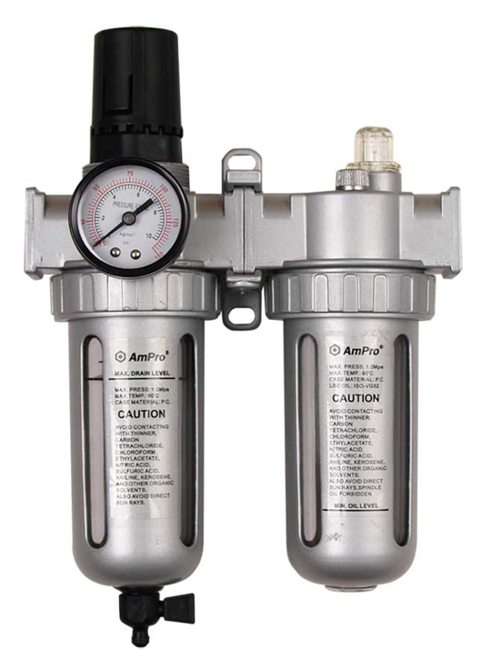 3/8" AIR FILTER / REGULATOR & OILER