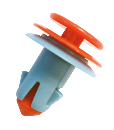 VE SCUTTLE CLIPS-ORANGE/BLUE
