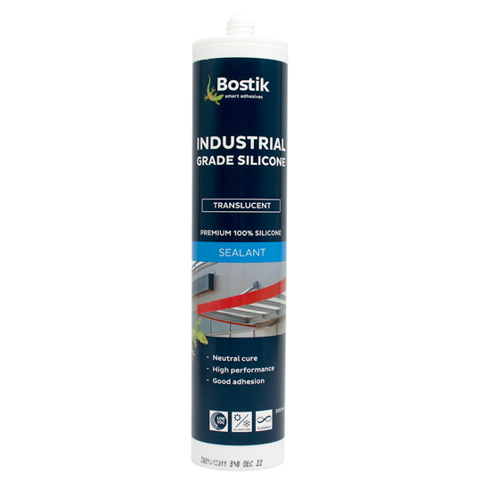 BOSTIK INDUSTRIAL SILICONE TRANS 300ML