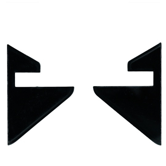 CLIFFHANGER END CAPS - BLACK