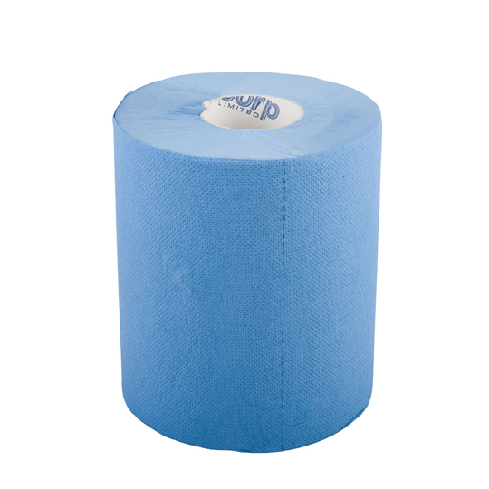 PAPER TOWEL ROLL FORM 2 PLY BLUE