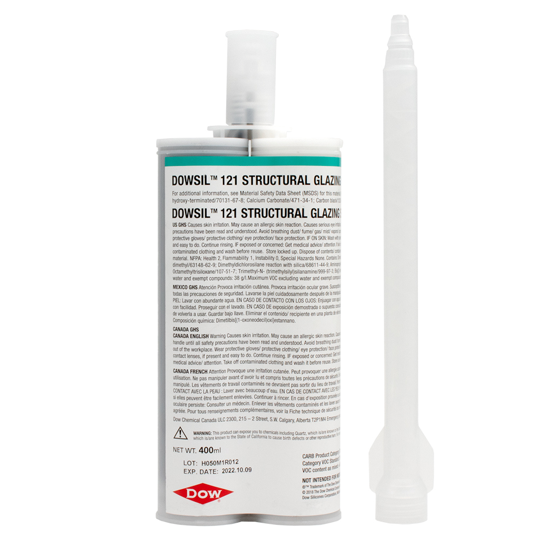 DOW CORNING 121 STRUCTURAL GLAZING 400ML