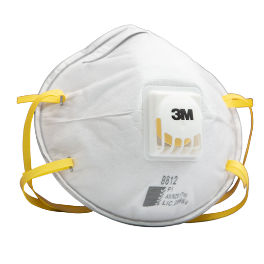 3M DUST MASK - P1 WITH VALVE (10 PACK)