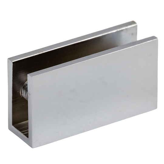 GLASS SHELF BRACKET 6-8MM GLASS - CHROME