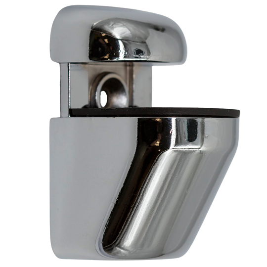 GLASS SHELF BRACKET 3-20MM GLASS -CHROME