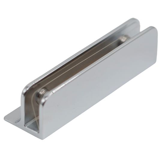 GLASS SHELF BRACKET 10MM GLASS - CHROME