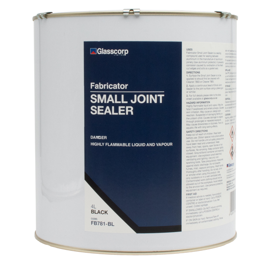 SMALL JOINT SEALER - BLACK 4 LITRE