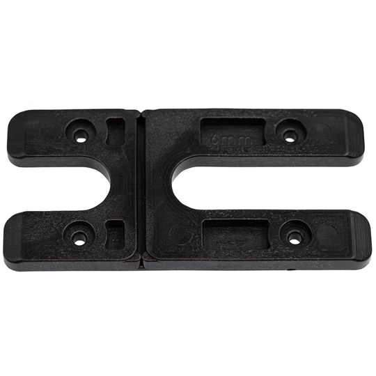 6.0MM H PACKERS- BLACK (BOX OF 100) LONG