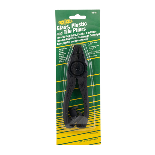 FLETCHER LIGHTWEIGHT GLASS PLIERS 6"