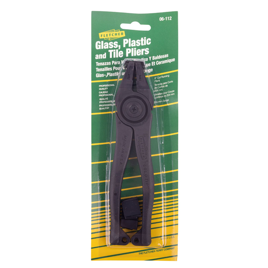 FLETCHER LIGHTWEIGHT GLASS PLIERS 8"