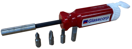 MAGNETIC 5 PIECE SCREW DRIVER SET -SHORT