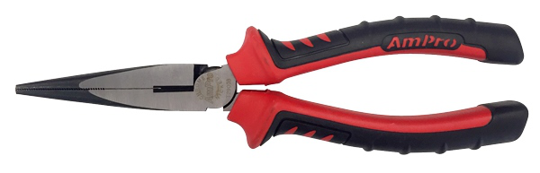 ECONOMY LONG NOSE PLIERS - 8"