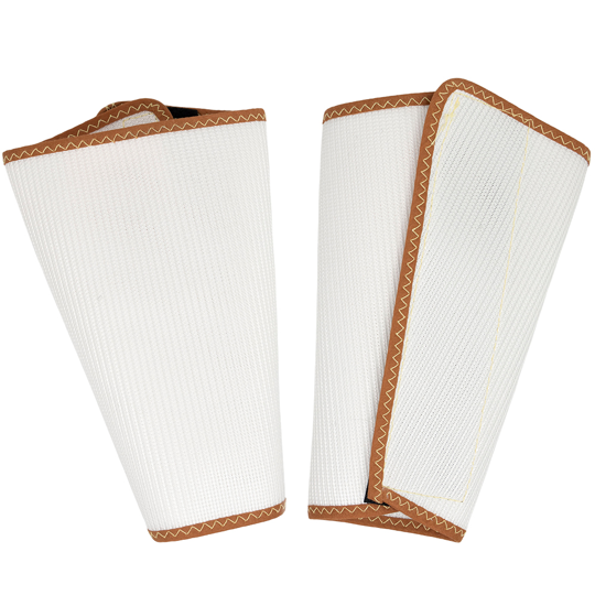 NYLON WRIST GAUNTLETS - WHITE 9" X-LARGE