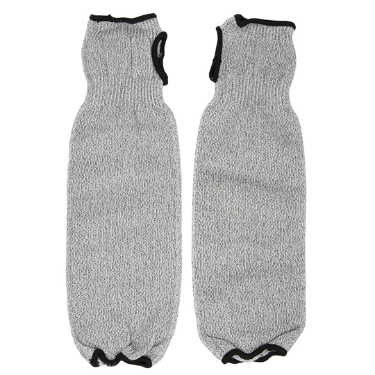 KNIT SLEEVE 30CM WITH THUMB HOLE- GREY