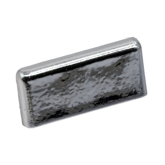 FINELINE SQUARE END CAP - SILVER L/H