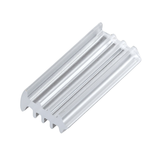 MEDIUM CLEAR PVC GLAZING WEDGE-250M ROLL