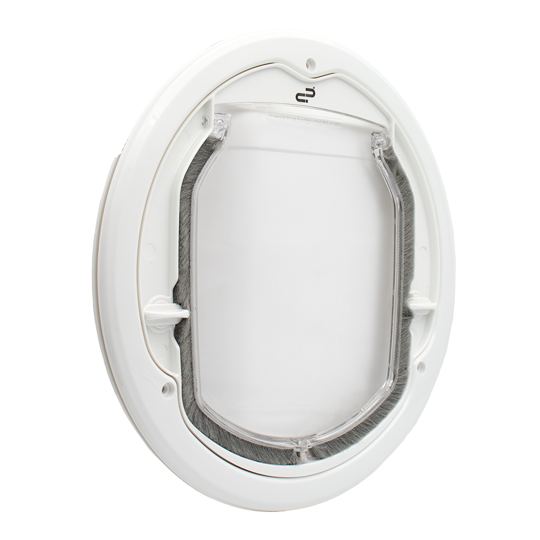 PET-CORP SLIM PROFILE CAT DOOR - WHITE