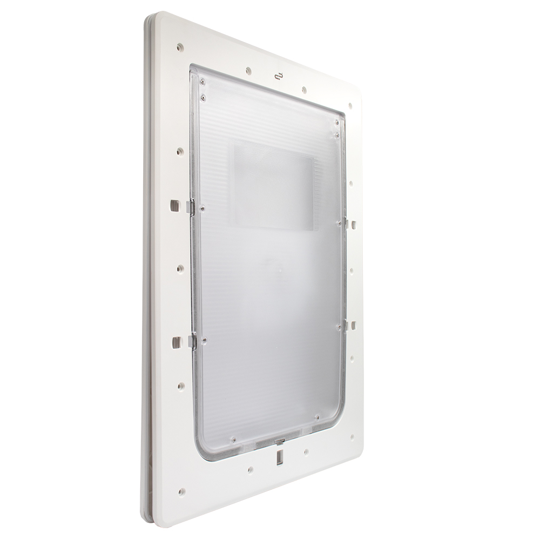 PET-CORP WOOD DOG DOOR LARGE - WHITE