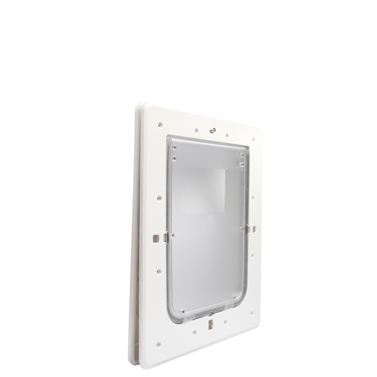 PET-CORP WOOD DOG DOOR MEDIUM - WHITE