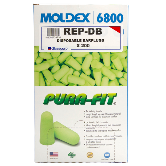 DISPOSABLE EARPLUGS - BOX OF 200