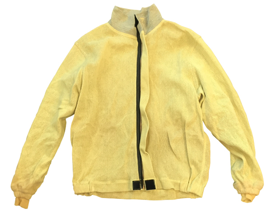 CUT GUARD, JACKET ZIP - S/S MESH - L