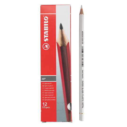 STABILO CHINOGRAPH WHITE MARKING PENCIL