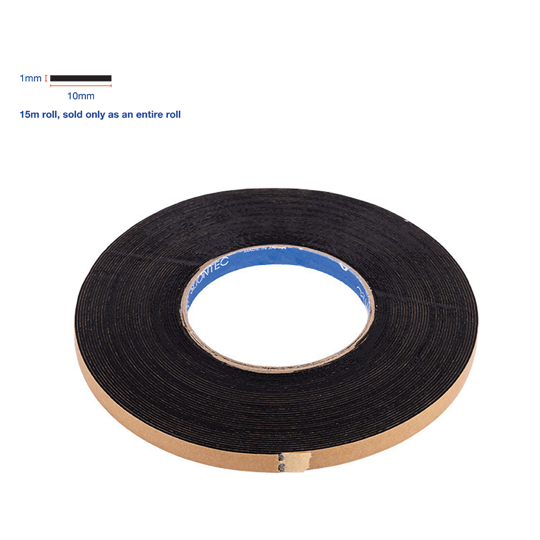 BUTYL TAPE 1.0MM X 10.0MM X 15M