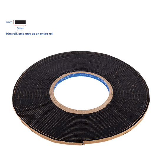 BUTYL TAPE 2.0MM X 6.0MM X 10M