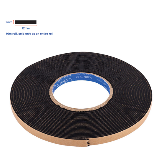 BUTYL TAPE 2.0MM X 12.0MM X 10M