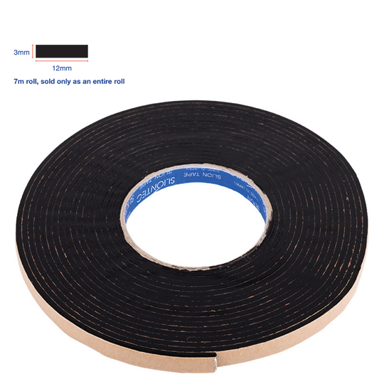 BUTYL TAPE 3.0MM X 12.0MM X 7M