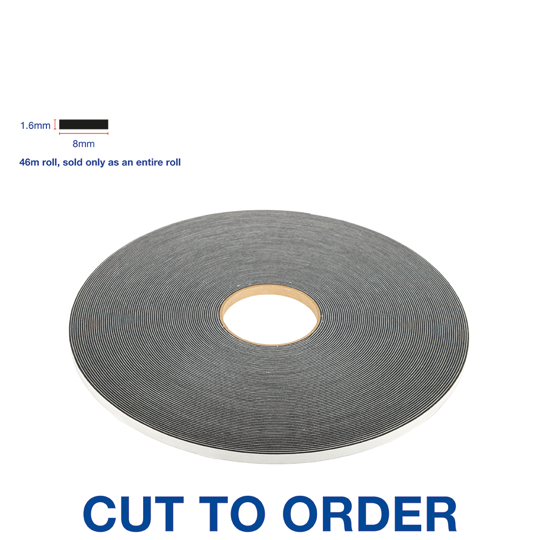 V1110 Single Sided 1.6mm x 8mm x 46m