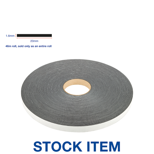 V1110 Single Sided 1.6mm x 20mm x 46m
