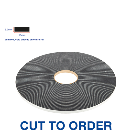 V1110 Single Sided 3.2mm x 10mm x 25m
