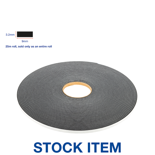 V1510 Single Sided 3.2mm x 9mm x 25m
