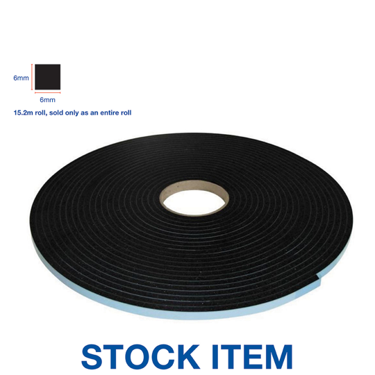 VK1826 Double Sided 6mm x 6mm x 15m