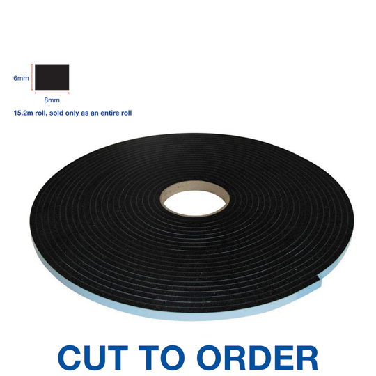 VK1826 Double Sided 6mm x 8mm x 15m
