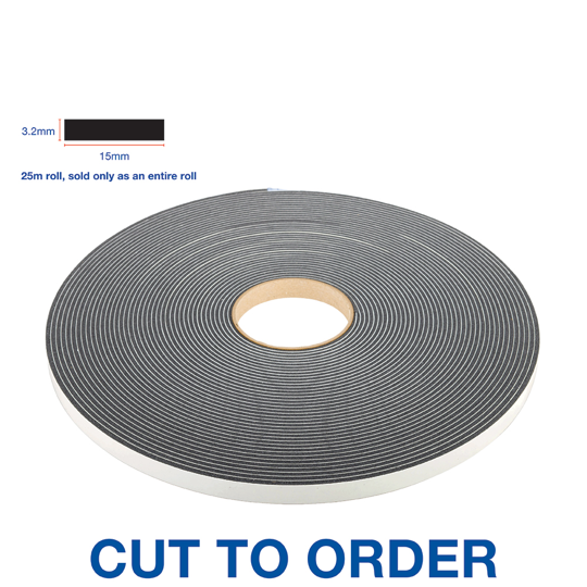 V710 Single Sided 3.2mm x 15mm x 25m